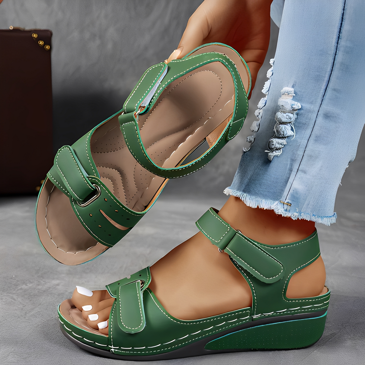 Sandales Orthopédiques Femme Élégantes – Confort Optimal et Style Estival