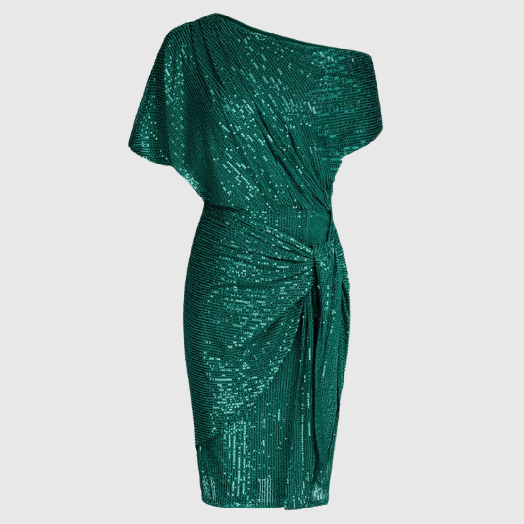 Robe Bodycon Femme à Paillettes – Glamour Élégant et Silhouette Ajustée
