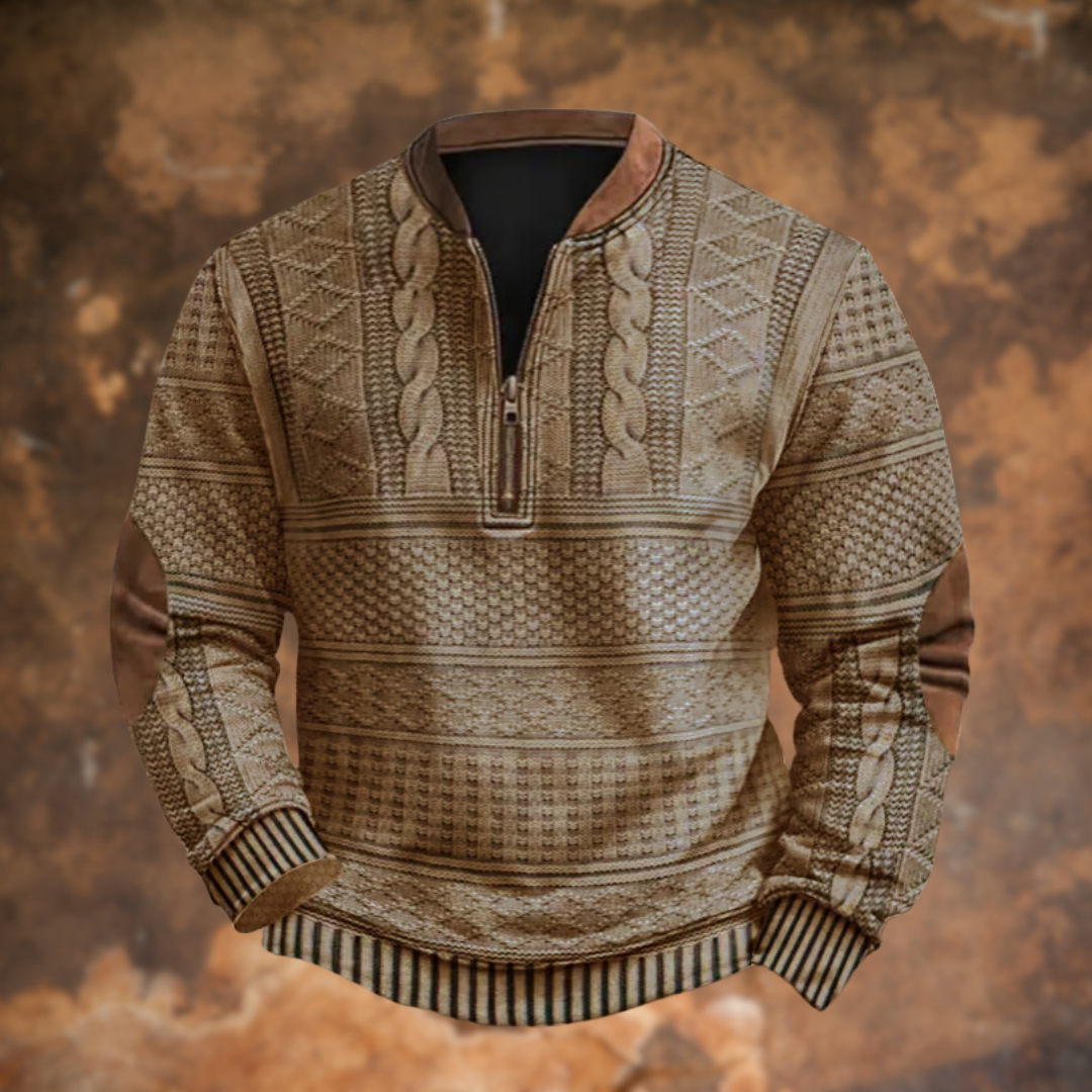 Pull Homme Zippé | Tricot Chaud et Élégant pour l’Hiver