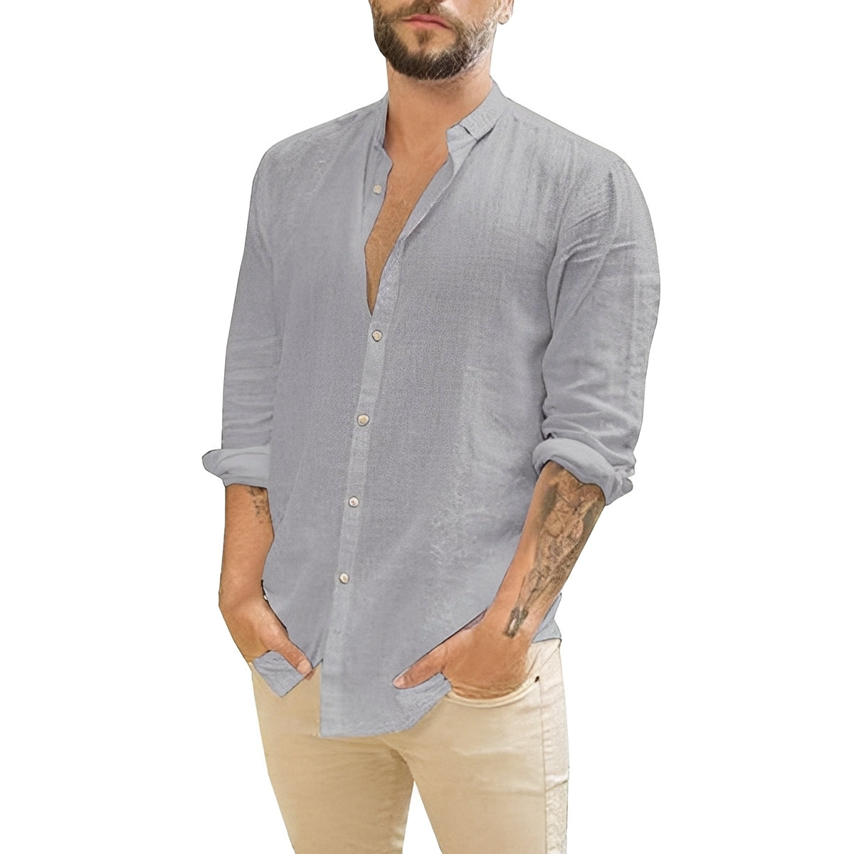 Chemise Homme Classique – Style Épuré et Confort Quotidien
