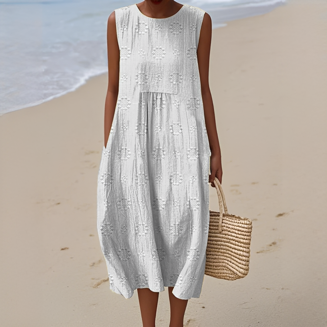 Robe d’Été Sans Manches Femme – Style Léger et Confort Quotidien