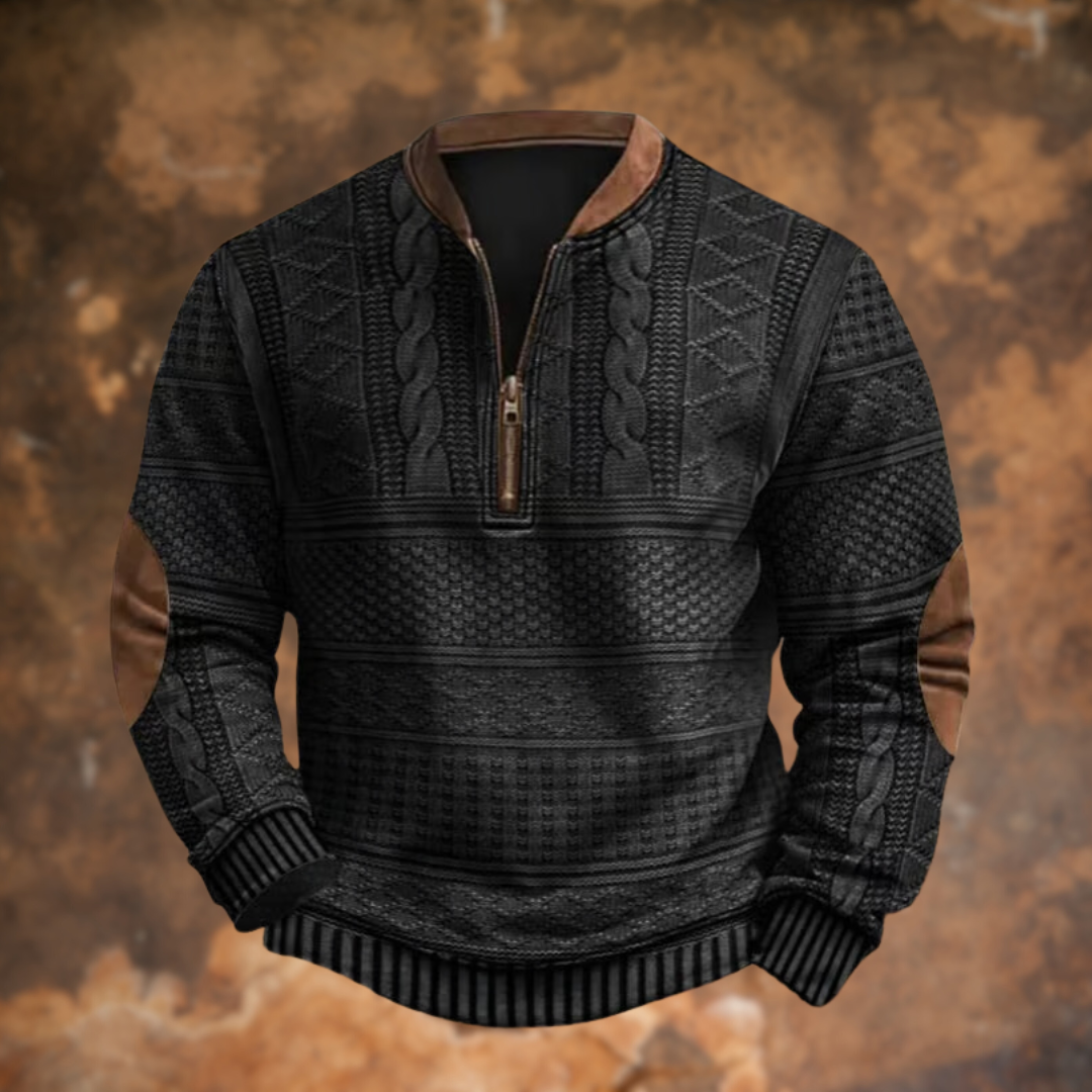 Pull Homme Zippé | Tricot Chaud et Élégant pour l’Hiver
