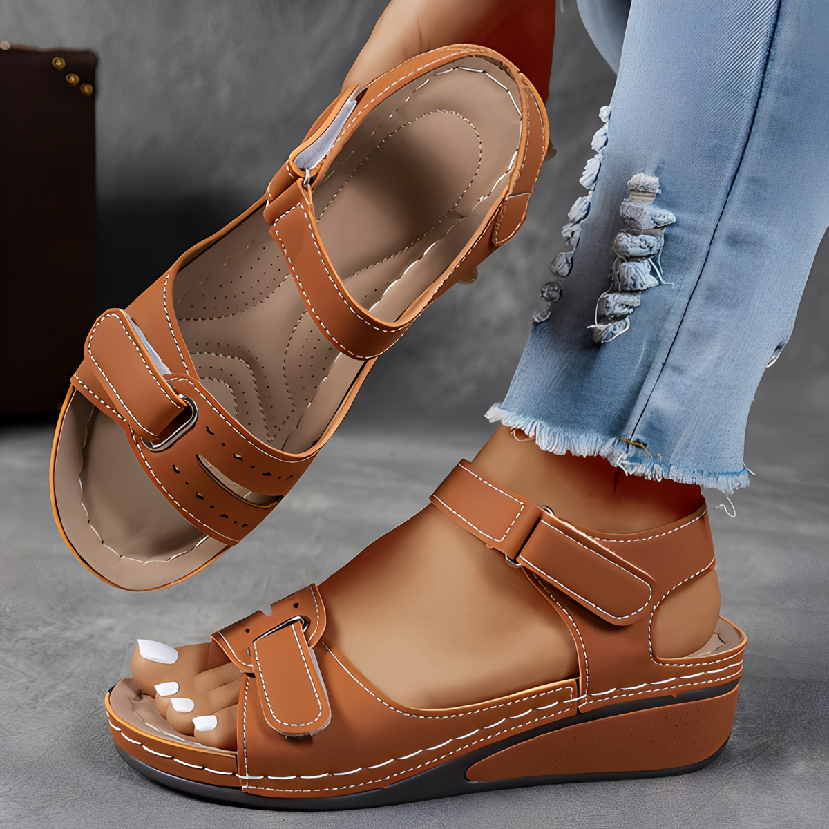 Sandales Orthopédiques Femme Élégantes – Confort Optimal et Style Estival