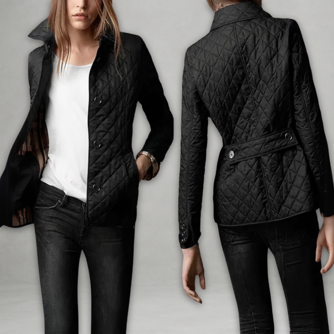 Veste Mi-Saison Femme | Élégante et Cintrée avec Ceinture à la Taille