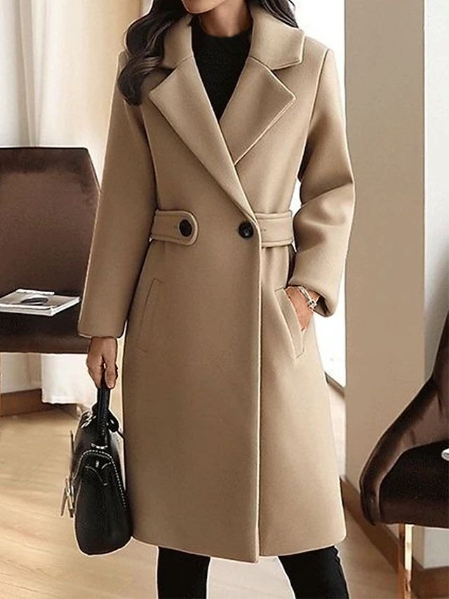 Manteau Classique en Laine Femme | Élégance et Chaleur pour l’Hiver