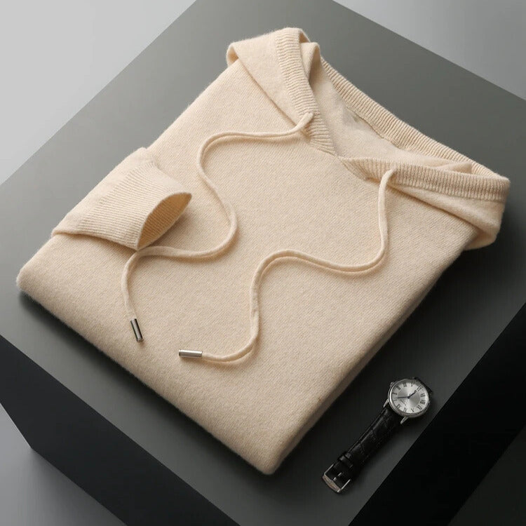 Hoodie Homme en Cachemire | Luxe Décontracté et Confort Chaud