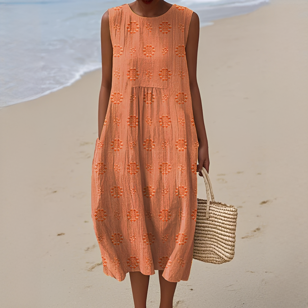Robe d’Été Sans Manches Femme – Style Léger et Confort Quotidien