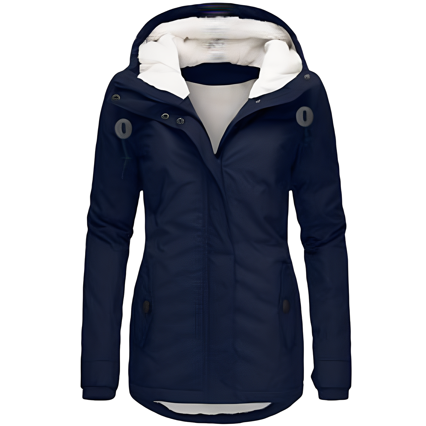 Veste en velours imperméable pour femme avec capuche – Élégante, Pratique & Confortable