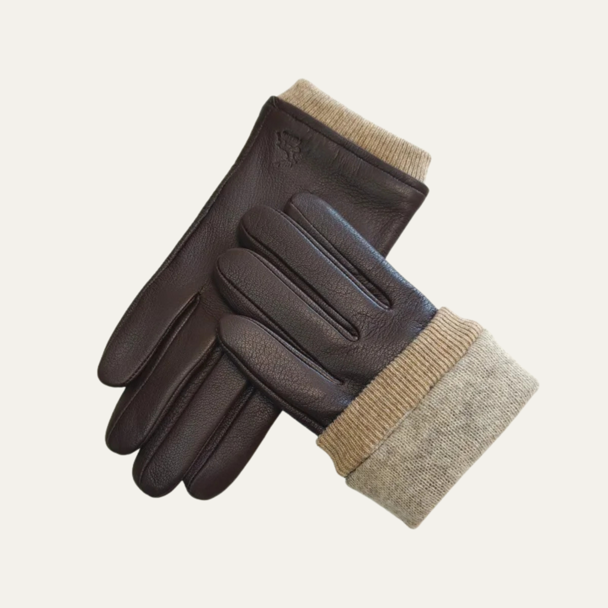 Gants Homme d’Hiver Classiques avec Poignets Élastiques – Chauds, Confortables & Pratiques