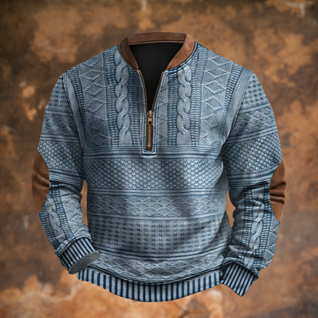 Pull Homme Zippé | Tricot Chaud et Élégant pour l’Hiver