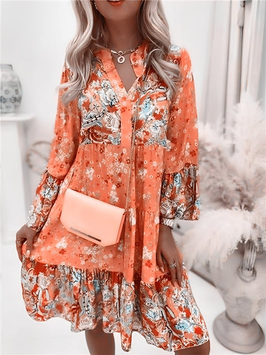 Robe de Soirée Femme Élégante à Coupe Ample et Style Festif