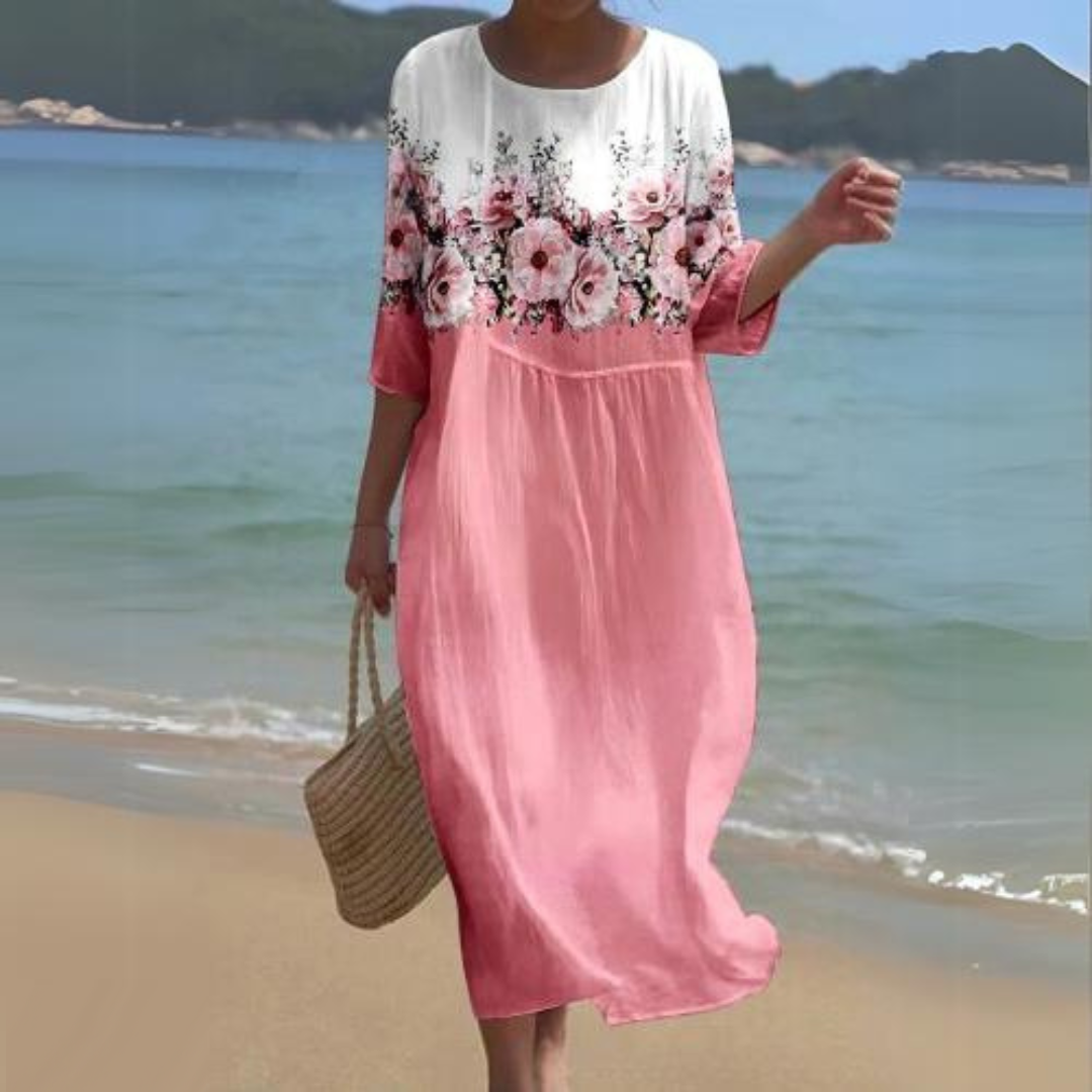 Robe Midi Élégante pour Femme – Style Intemporel & Confort Raffiné