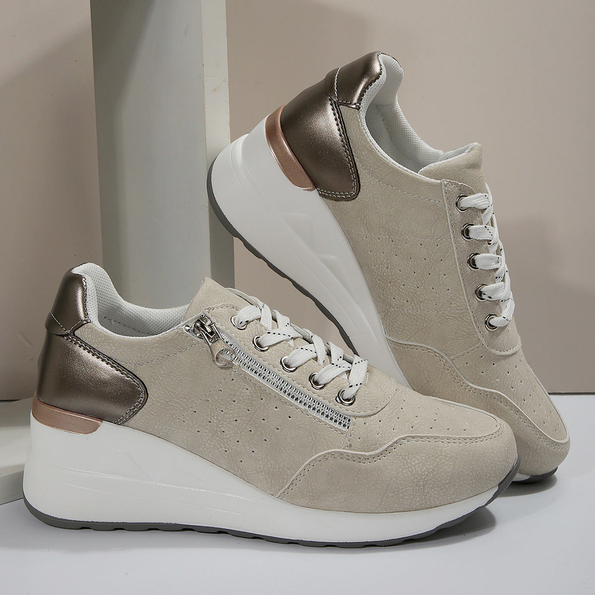 Sneakers Femme Orthopédiques Confortables avec Soutien de la Voûte et Amorti Avancé