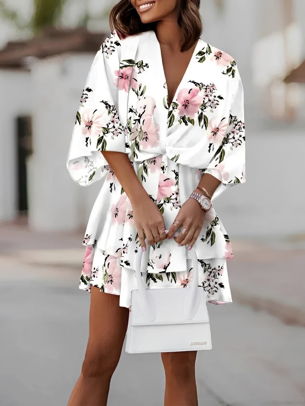 Robe Mini Femme Décontractée et Légère au Style Estival Moderne