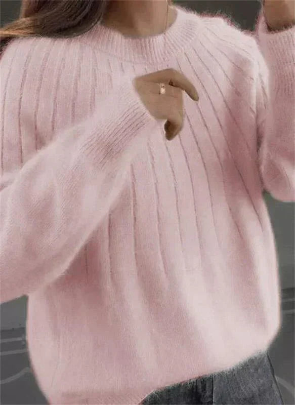 Pull Maille Douce Femme | Confort Chaud & Style Décontracté