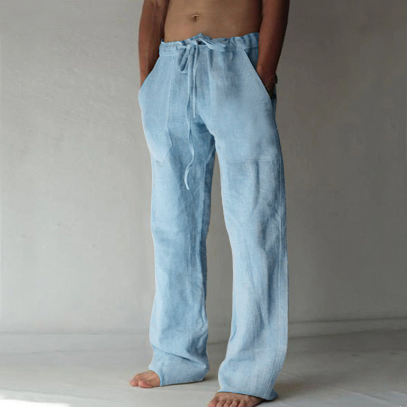 Pantalon en Lin Élégant – Confort Léger & Style Décontracté
