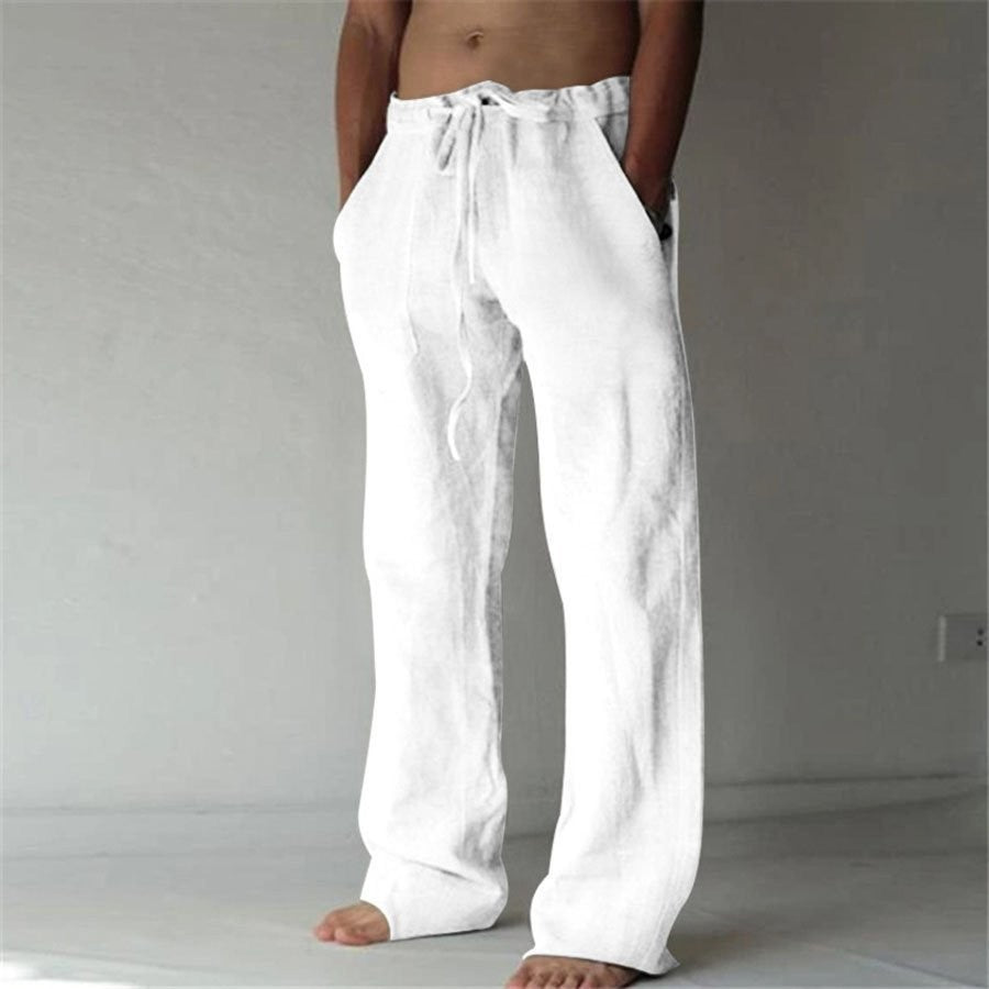 Pantalon en Lin Élégant – Confort Léger & Style Décontracté