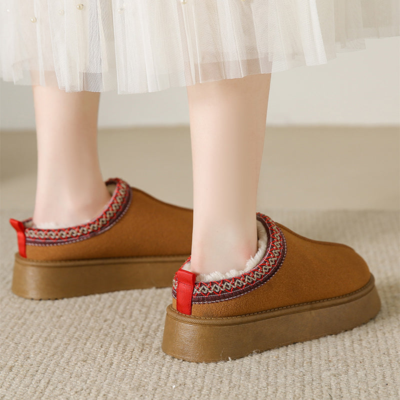 Pantoufles Plateau Furry Femme | Confort & Style
