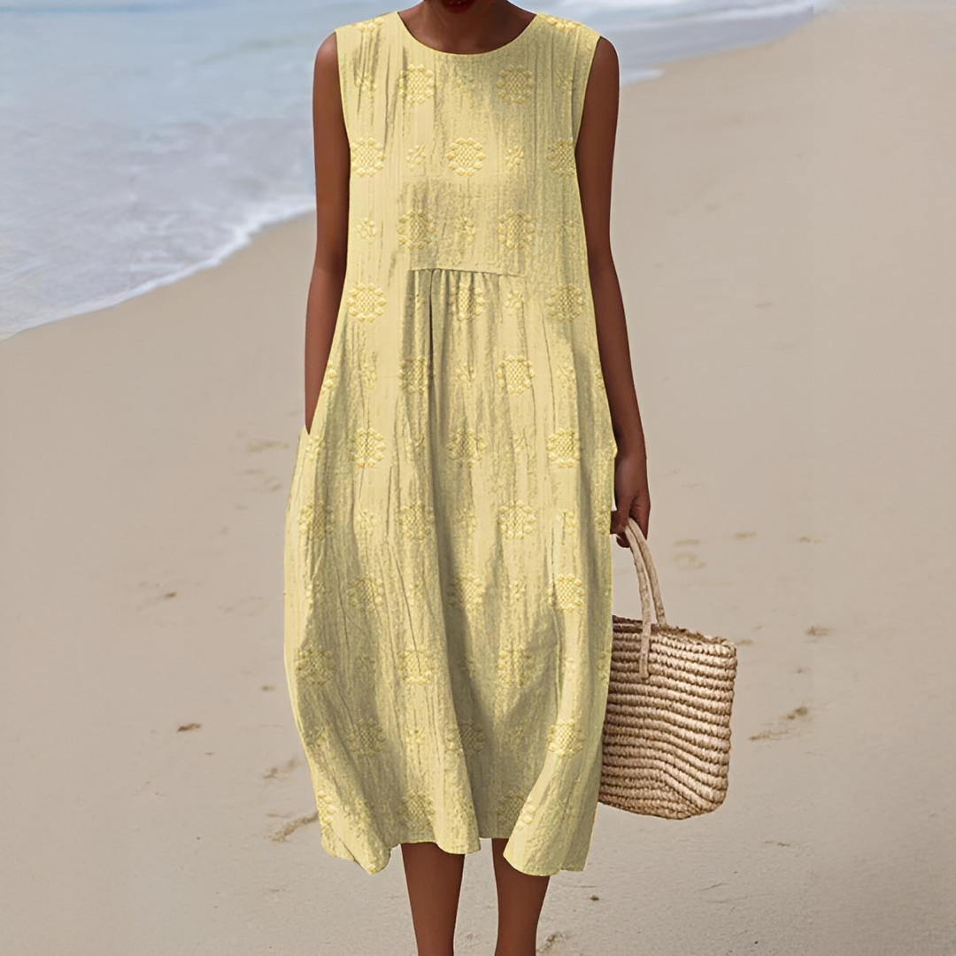 Robe d’Été Sans Manches Femme – Style Léger et Confort Quotidien