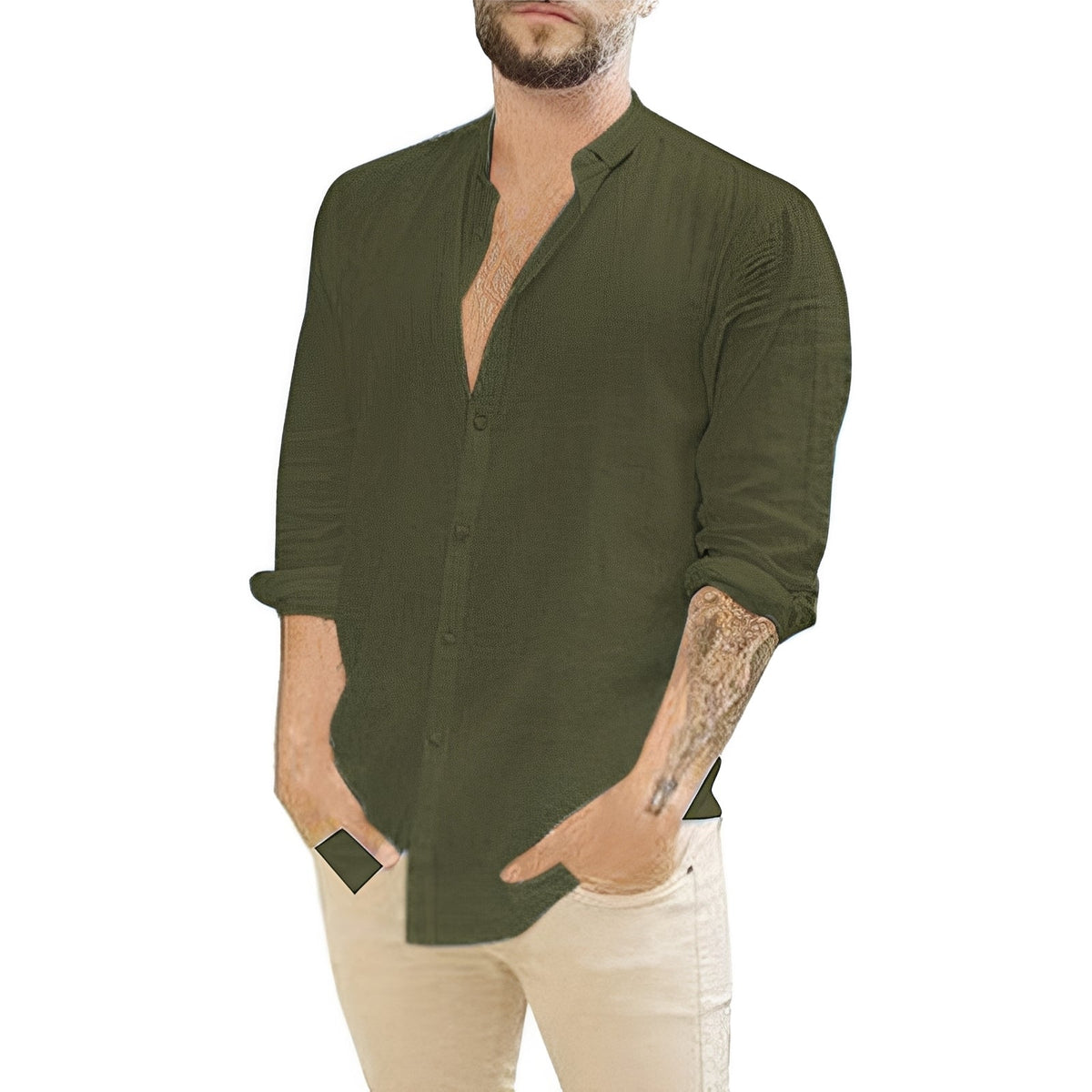 Chemise Homme Classique – Style Épuré et Confort Quotidien