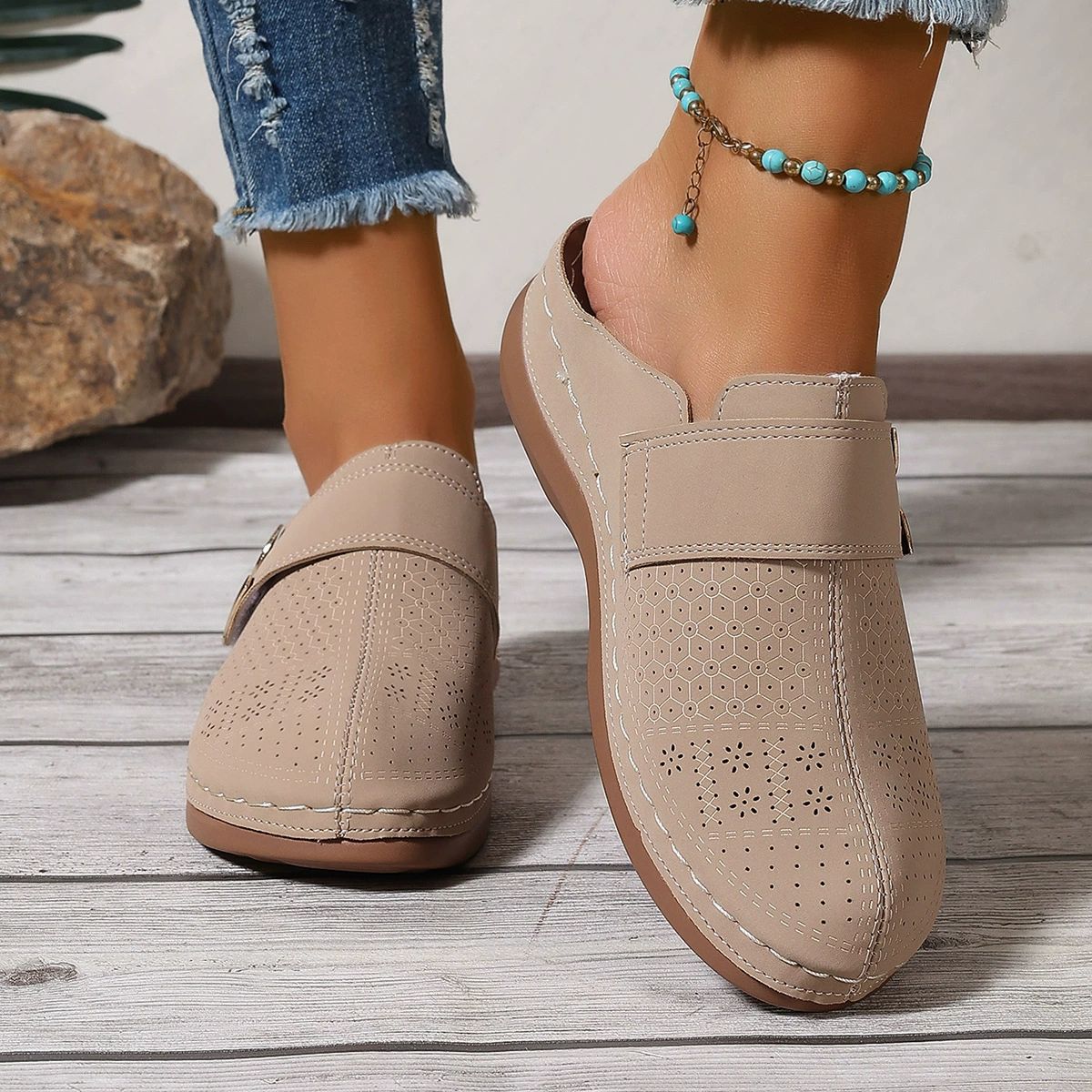 Chaussons Femme Fermés – Confort Douillet pour la Maison