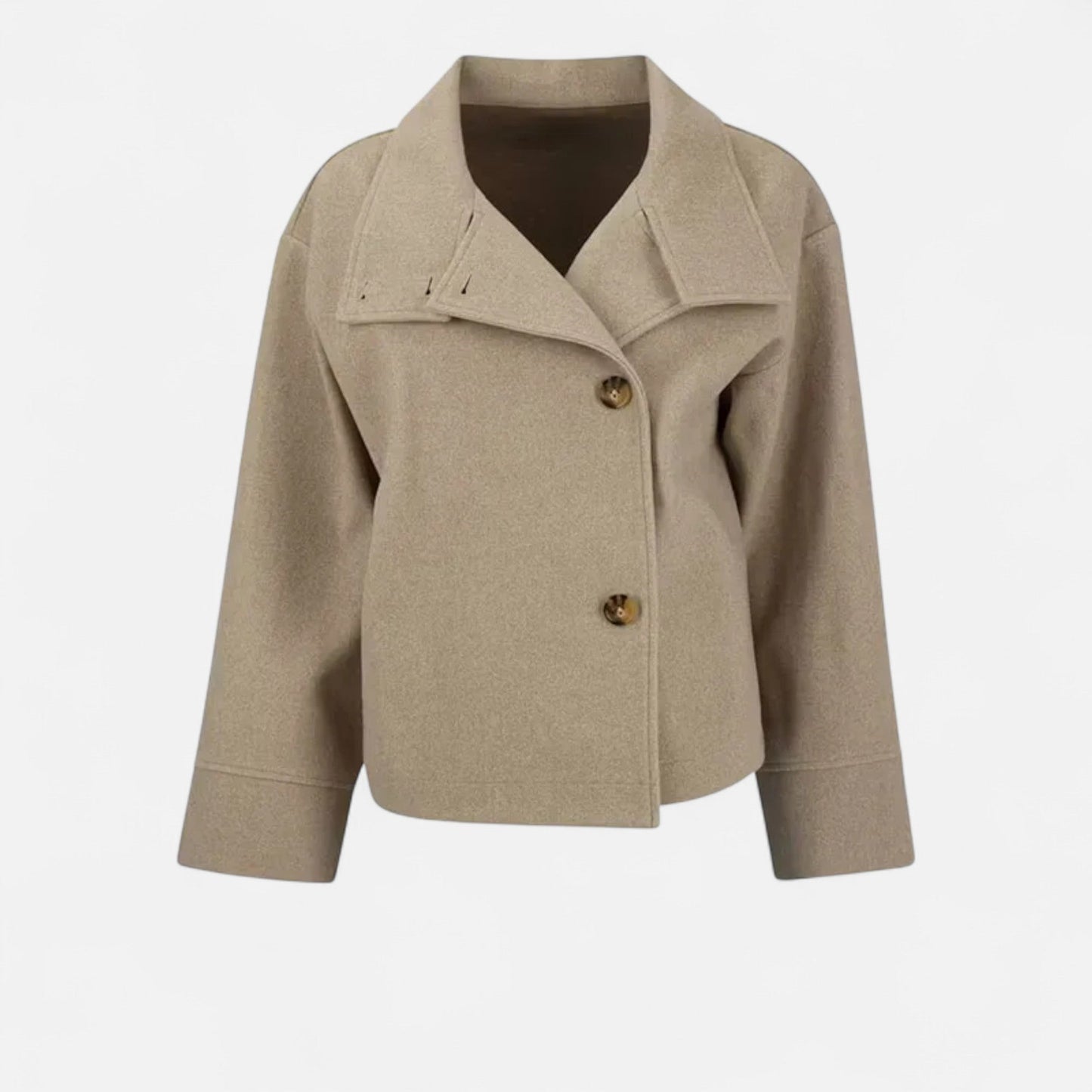 Veste Courte Femme Élégante avec Col Montant – Chic, Moderne & Polyvalente