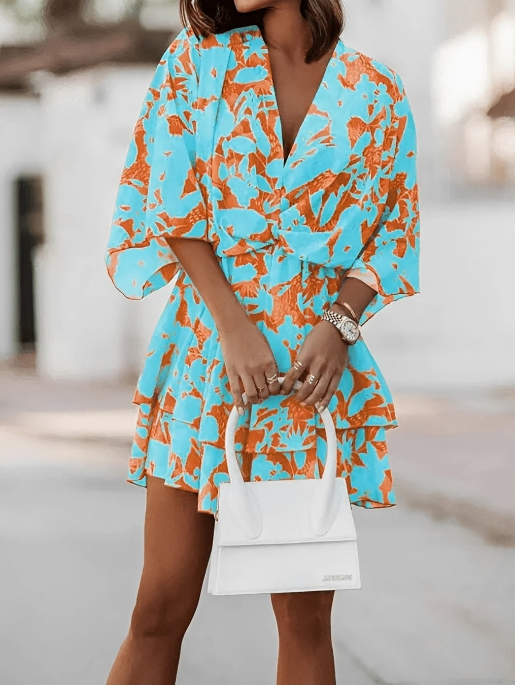Robe Mini Femme Décontractée et Légère au Style Estival Moderne