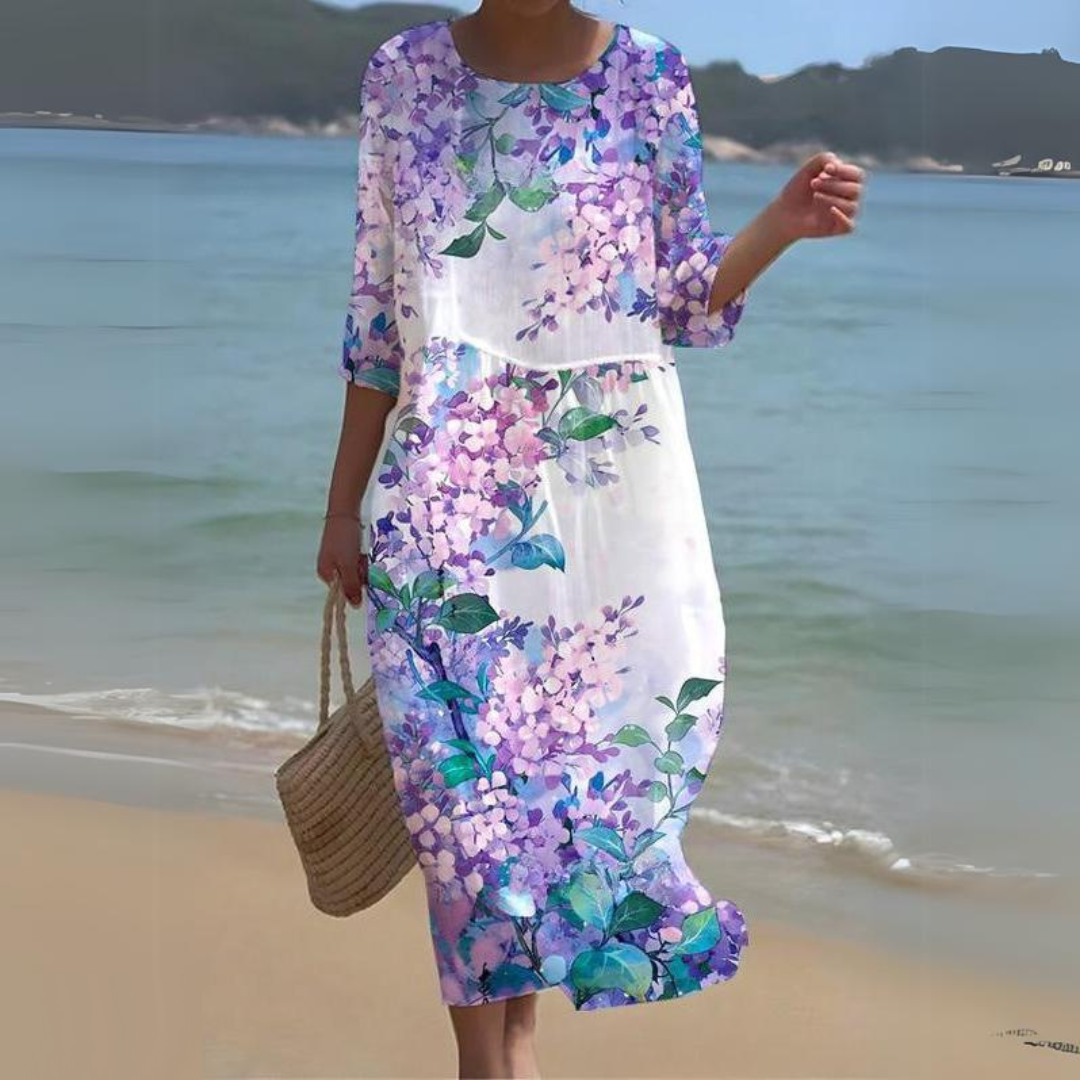 Robe Midi Élégante pour Femme – Style Intemporel & Confort Raffiné