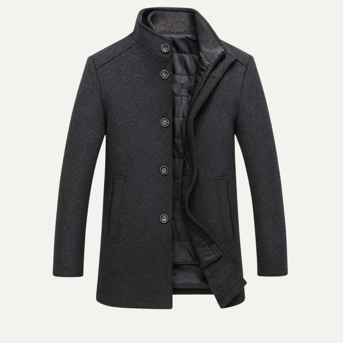 Manteau Homme | Boutonné, Chaud et Élégant