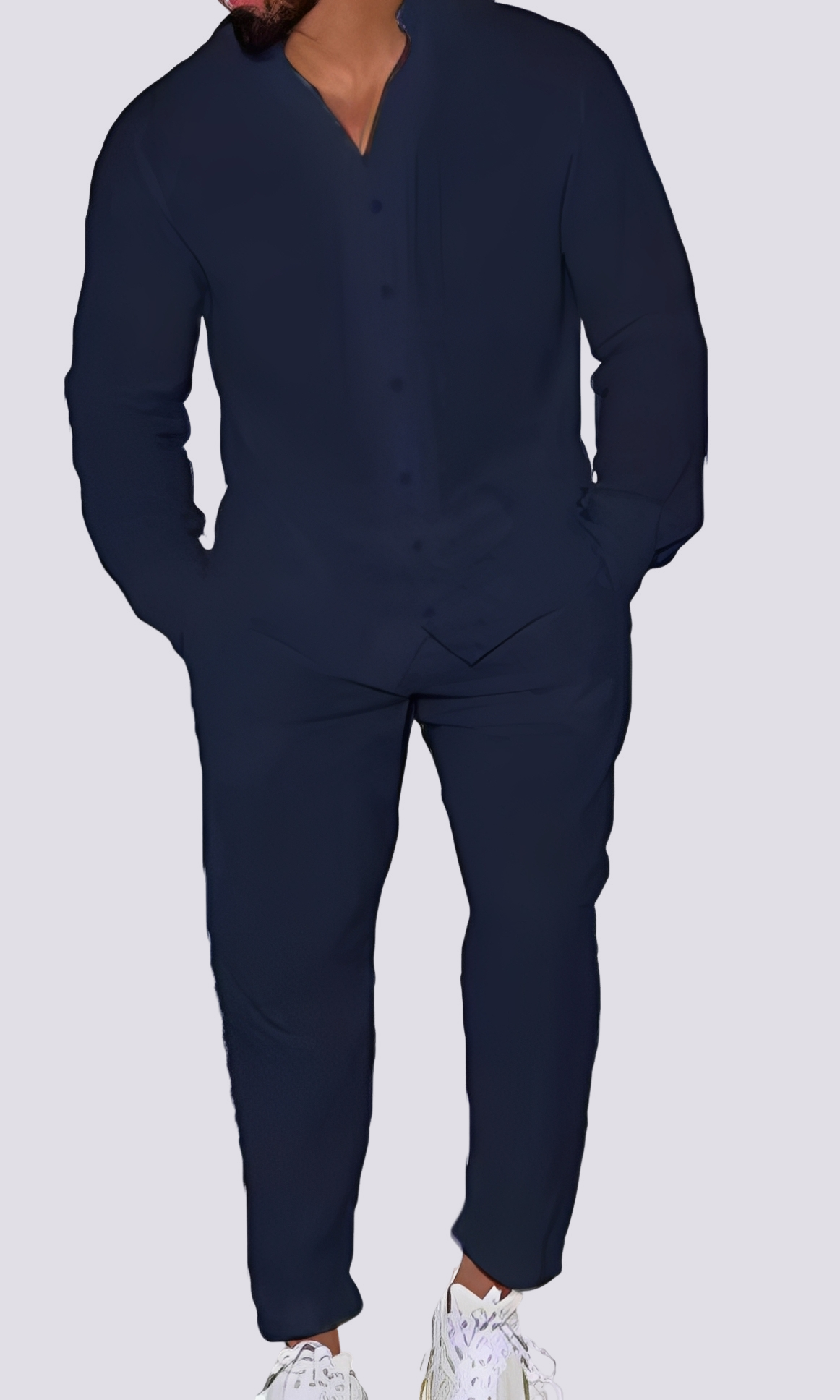 Ensemble Lounge Homme Deux Pièces – Confort Moderne pour le Quotidien