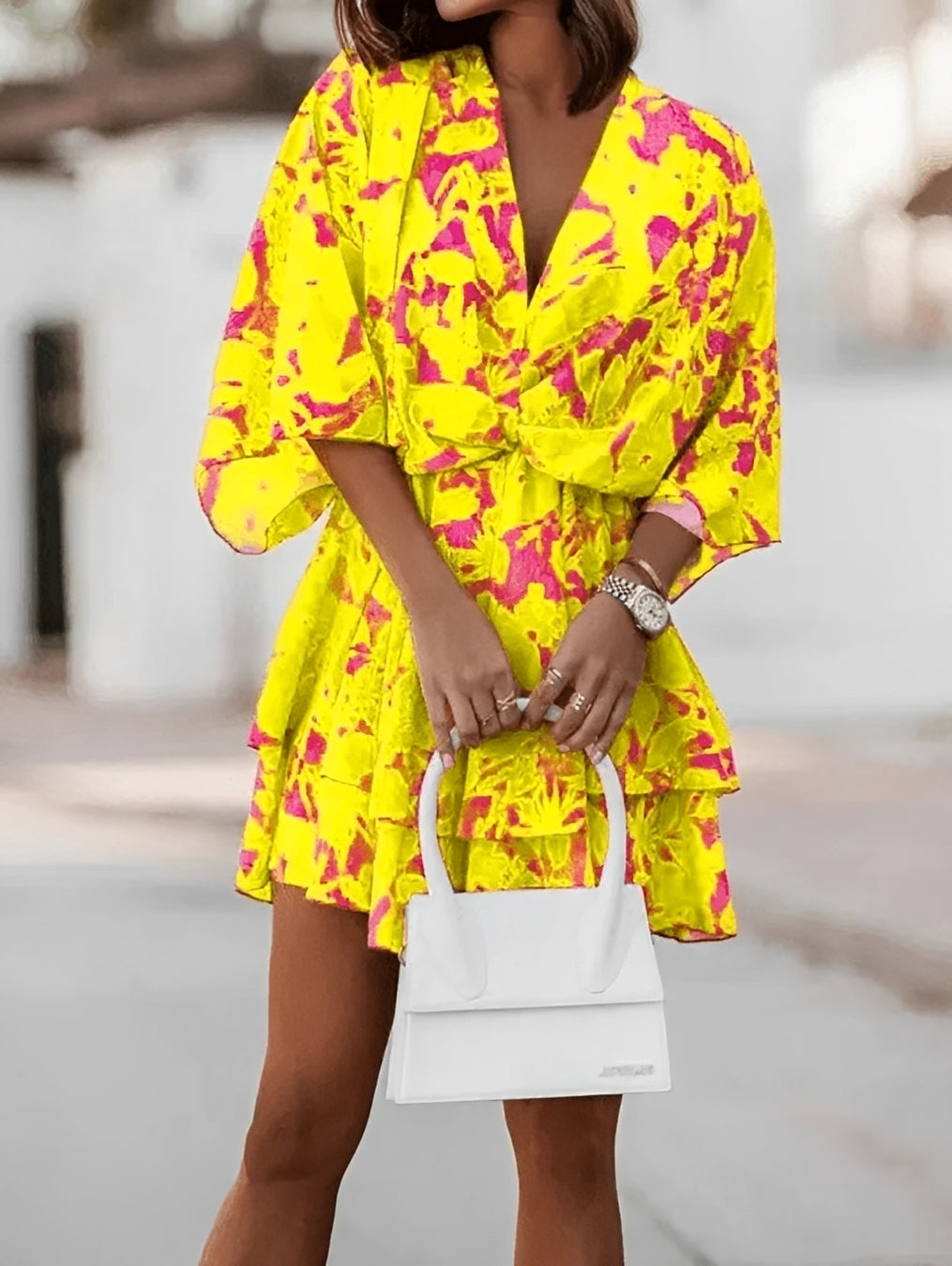 Robe Mini Femme Décontractée et Légère au Style Estival Moderne