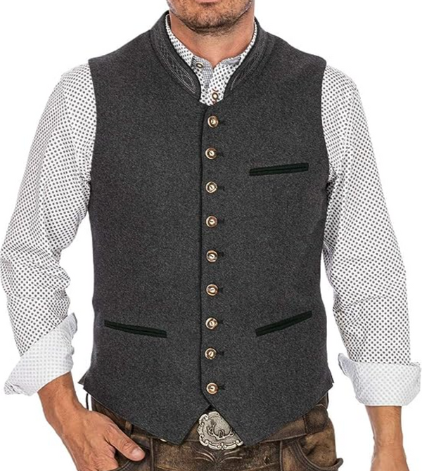Thermal Vest Homme | Gilet Chaud et Stylé avec Col V Slim Fit