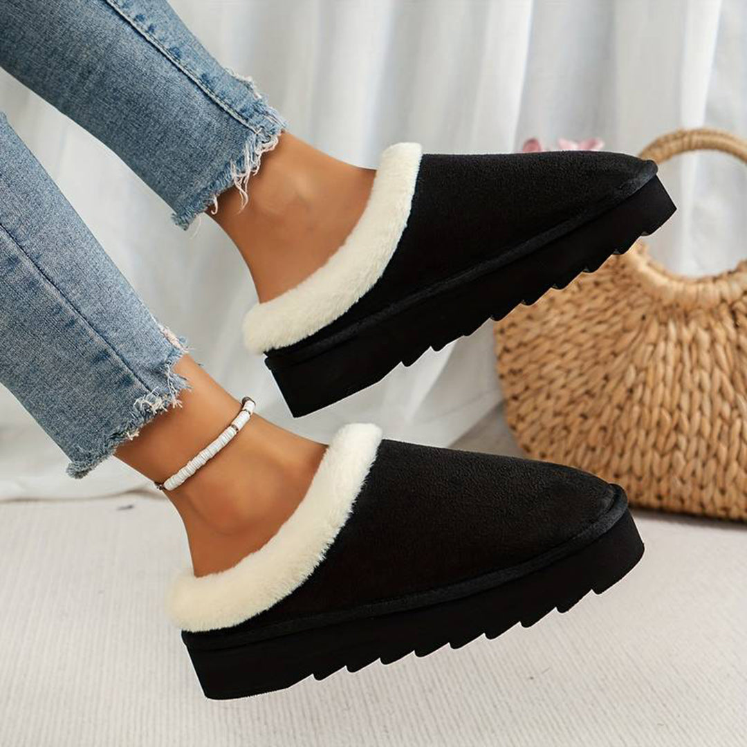 Aubine | Chaussons Hiver Confortables pour Femme avec Doublure Douce et Chaude