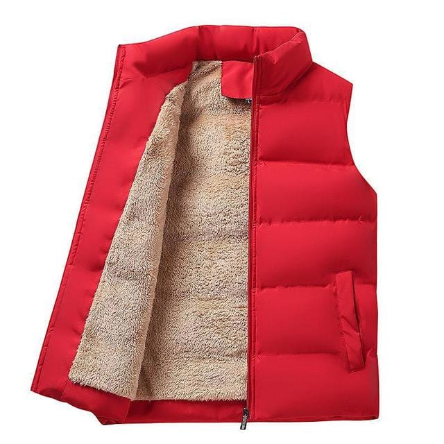 Brandon | Gilet Homme Zippé avec Col Montant et Doublure Polaire | Veste Sans Manches Outdoor