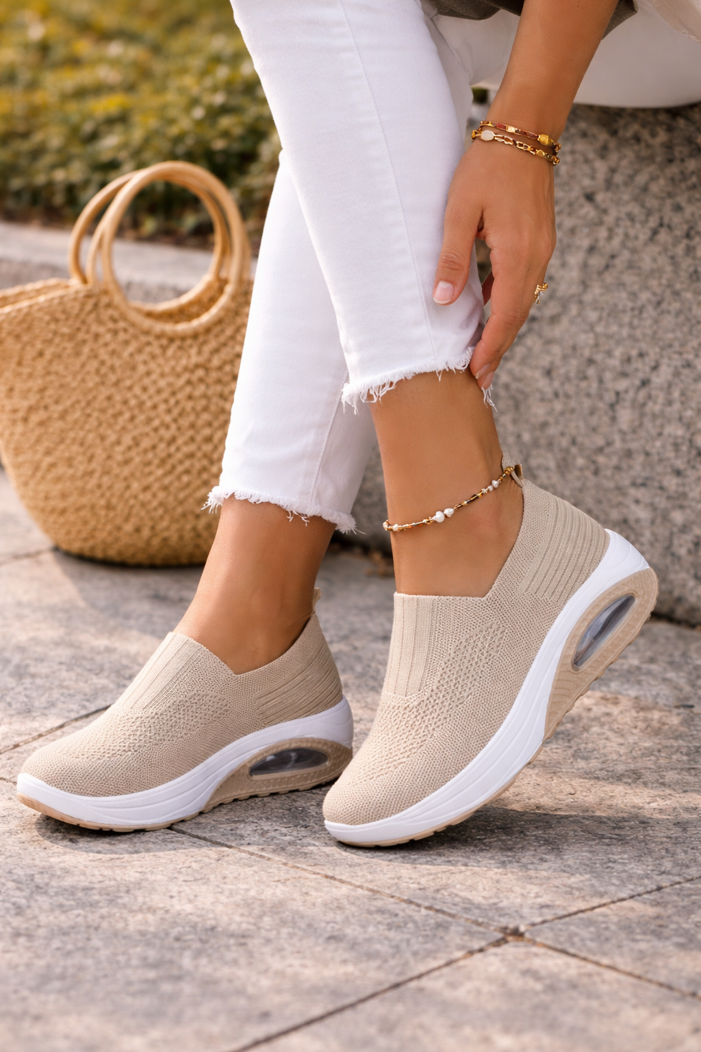 Chaussures de Marche Slip-On pour Femme – Confort Quotidien et Design Léger