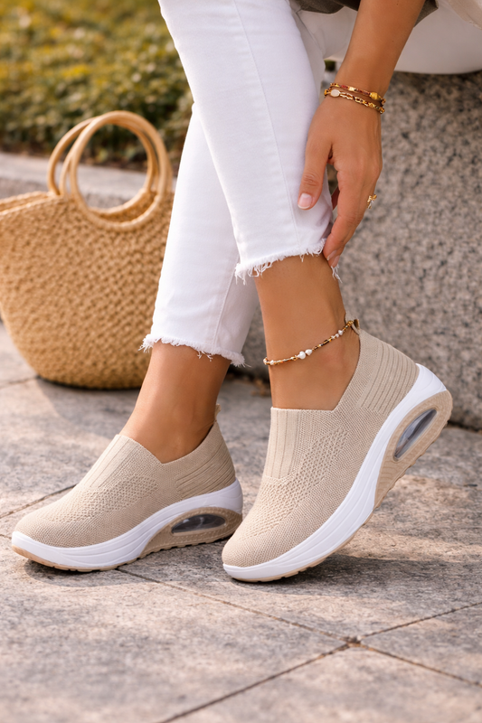 Chaussures de Marche Slip-On pour Femme – Confort Quotidien et Design Léger