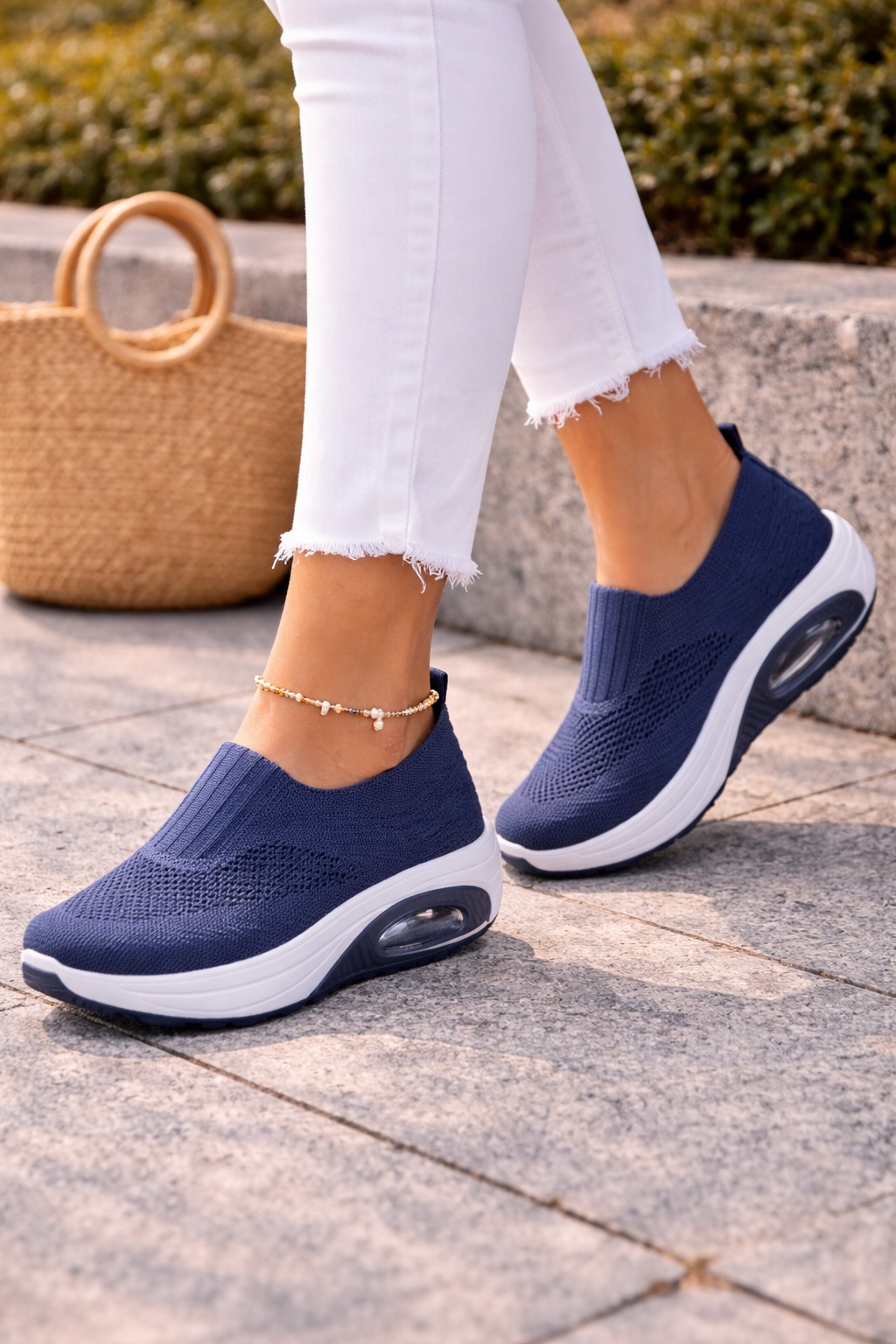 Chaussures de Marche Slip-On pour Femme – Confort Quotidien et Design Léger