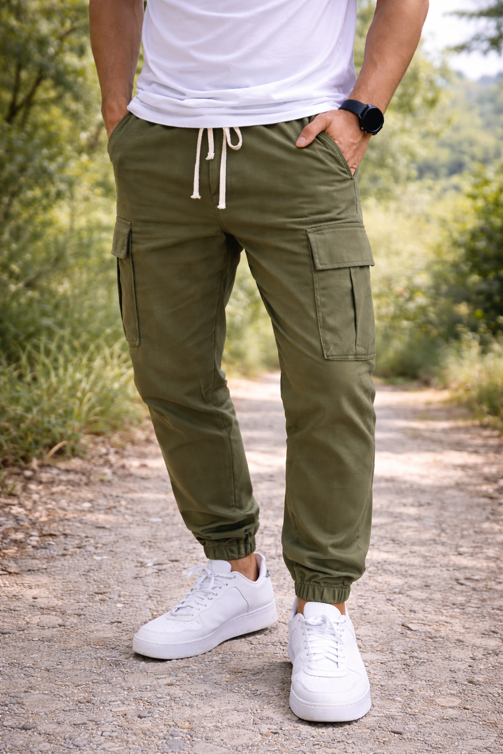Pantalon Cargo Jogger pour Homme – Style Casual Moderne et Fonctionnel