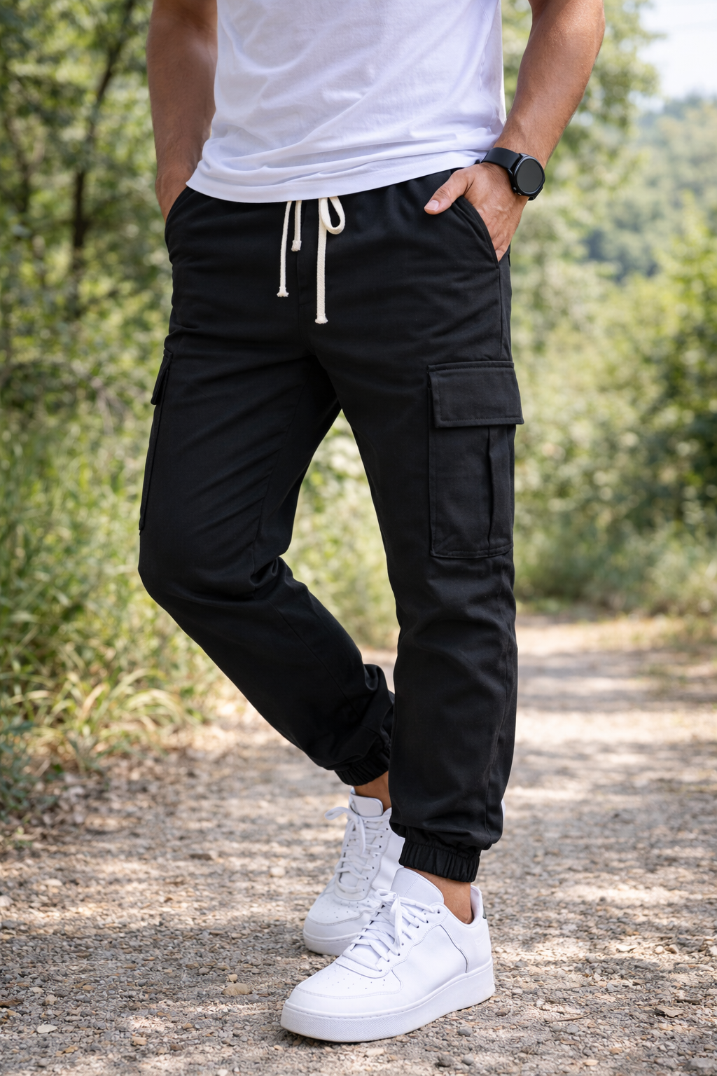Pantalon Cargo Jogger pour Homme – Style Casual Moderne et Fonctionnel