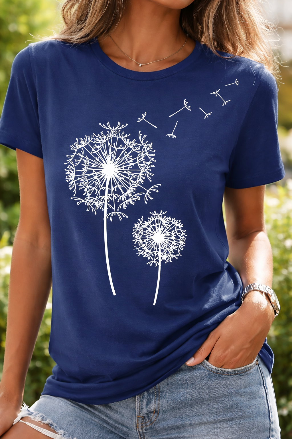 T-Shirt Femme à Manches Courtes – Design Minimaliste pour le Quotidien
