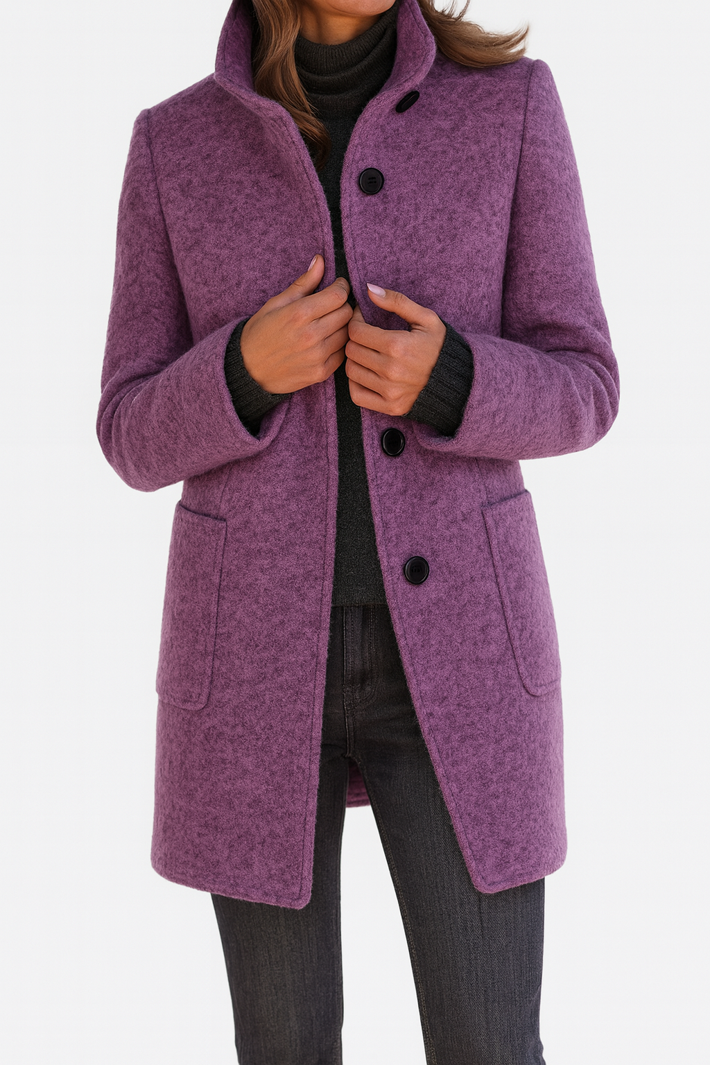 Manteau Femme Long en Laine | Élégance Moderne & Chaleur Hivernale