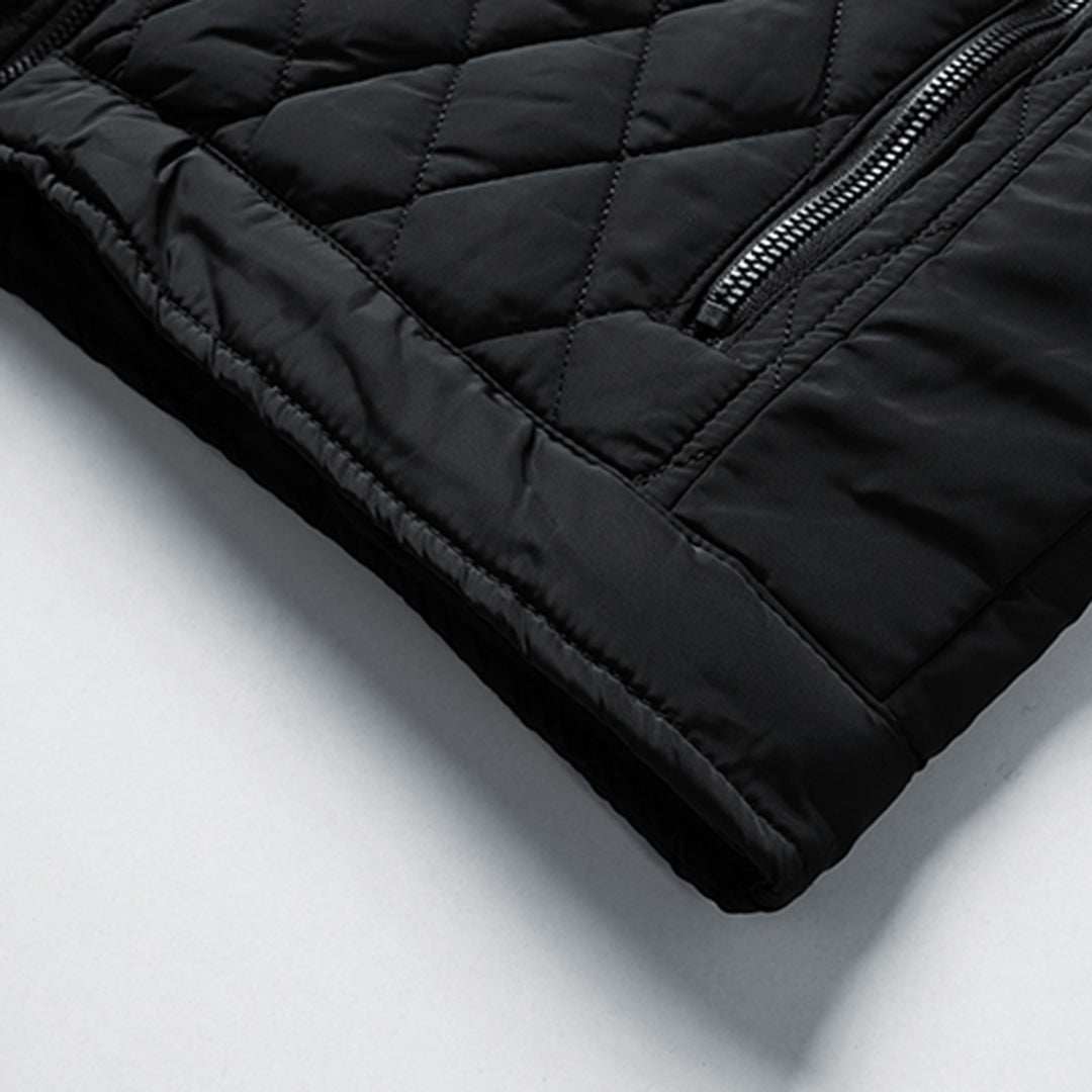 Sandhurst | Veste Matelassée Homme, Slim Fit, Légère et Isolante, Fermeture Zippée