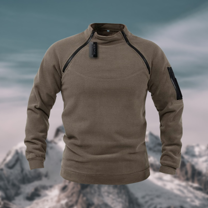Pull polaire coupe-vent pour homme – Chaud, Respirant & Polyvalent