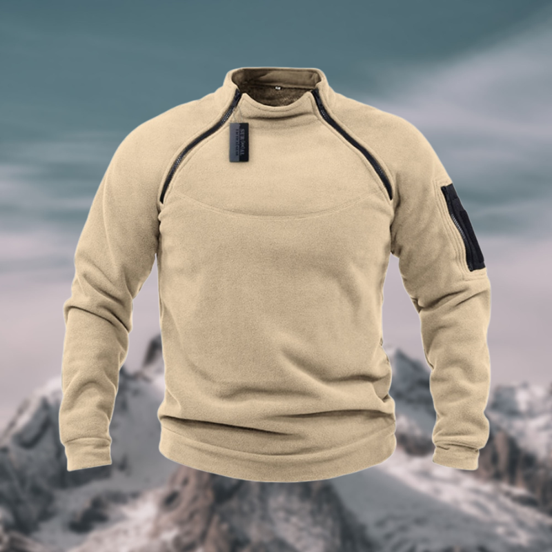 Pull polaire coupe-vent pour homme – Chaud, Respirant & Polyvalent