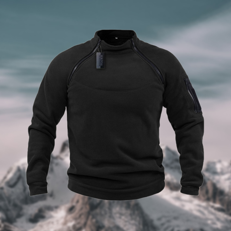 Pull polaire coupe-vent pour homme – Chaud, Respirant & Polyvalent