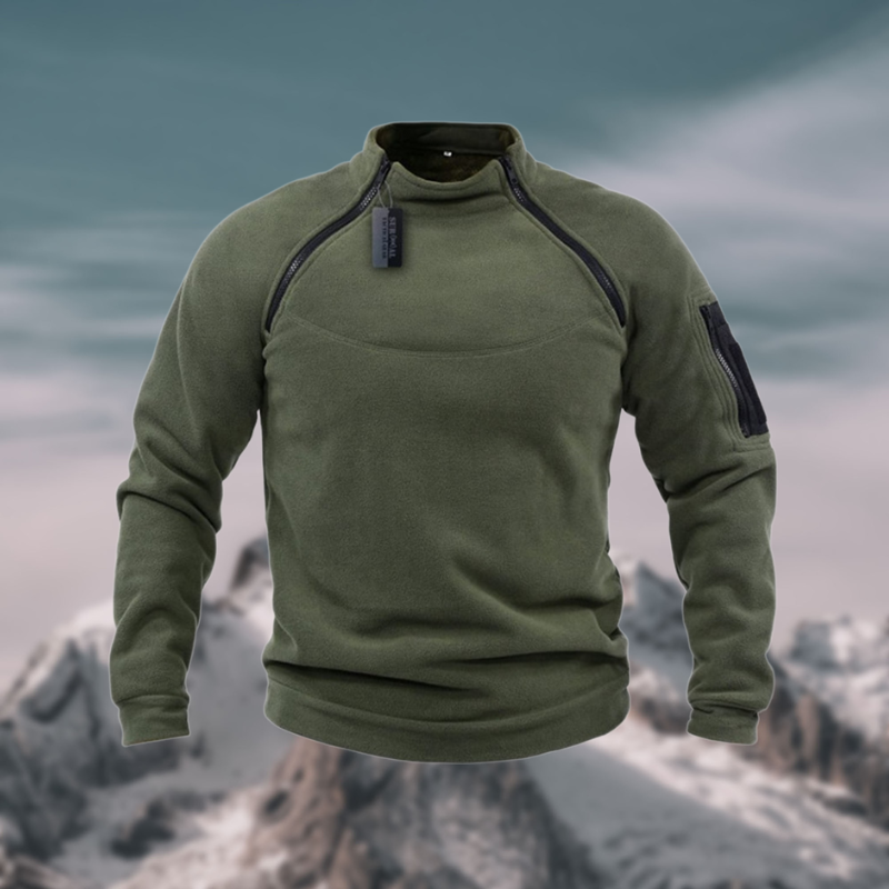 Pull polaire coupe-vent pour homme – Chaud, Respirant & Polyvalent