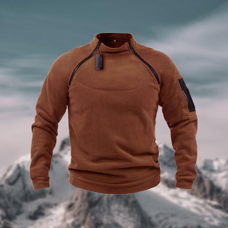 Pull polaire coupe-vent pour homme – Chaud, Respirant & Polyvalent