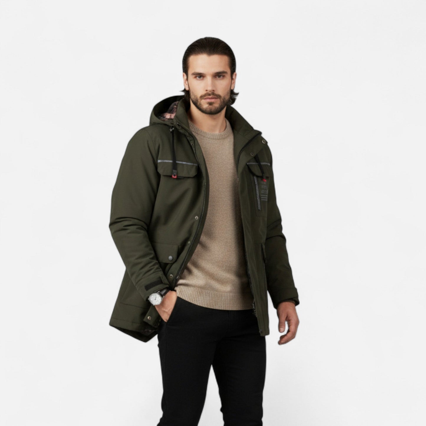 Blake | Veste Homme Coupe-Vent à Capuche Léger Outdoor