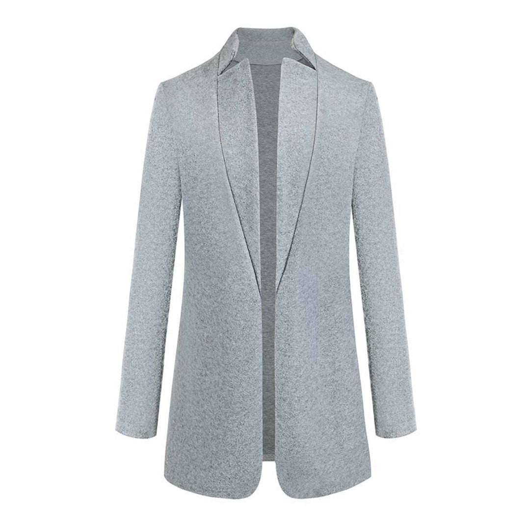 Sylvaine | Blazer Femme Élégant Uni Coupe Tendance pour Bureau et Sorties