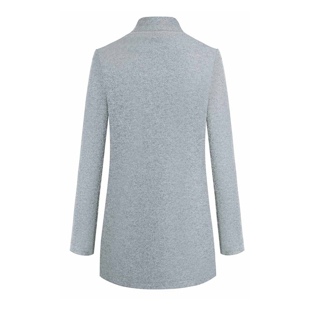 Sylvaine | Blazer Femme Élégant Uni Coupe Tendance pour Bureau et Sorties